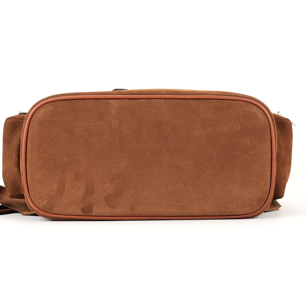 Caramel Sand Full Grain Leather Backpack