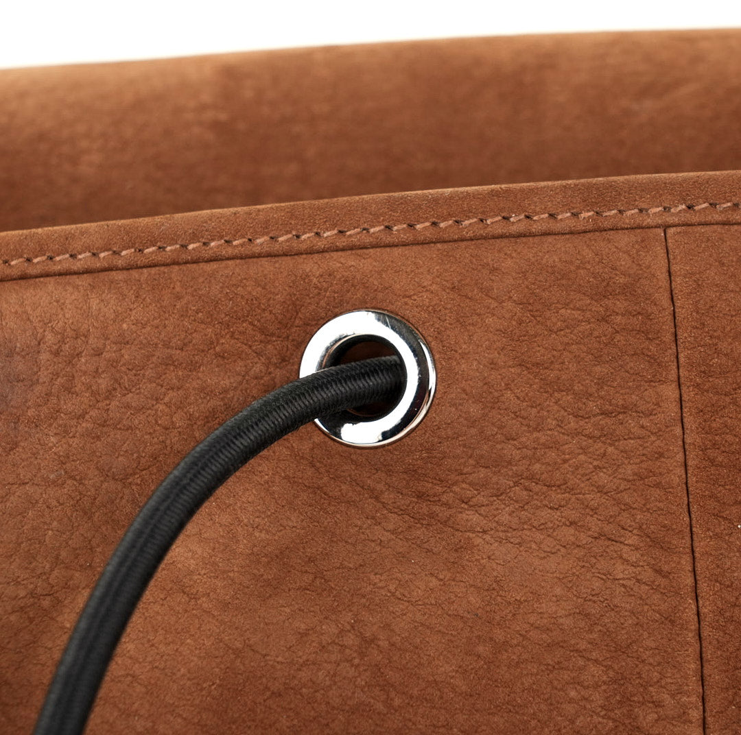 Caramel Sand Full Grain Leather Backpack