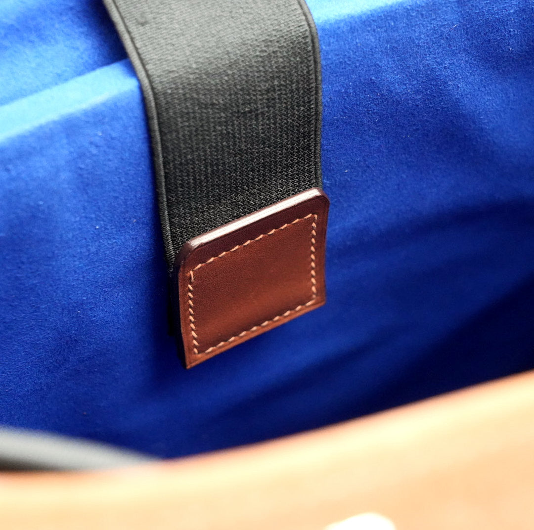 Caramel Sand Full Grain Leather Backpack